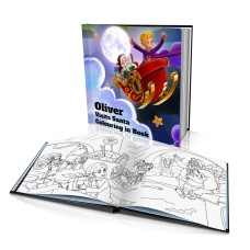 Personalized Coloring Book: "Visiting Santa"