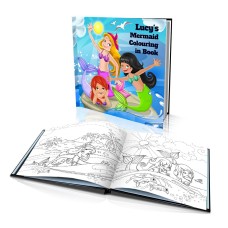 Personalized Coloring Book: "The Mermaids"