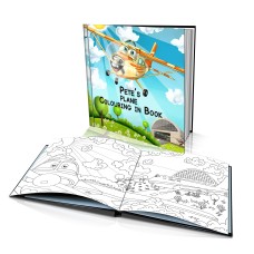 Personalized Coloring Book: "The Little Plane"