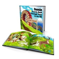 Personalised Story Book: "Travels Back Through Time in the UK"