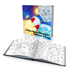 Personalized Coloring Book: "Space Adventure"