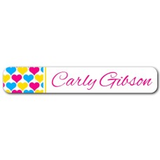 Heart Mini Name Label