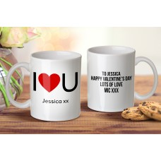 I Love U Mug