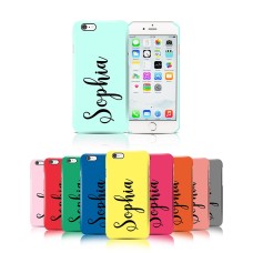 Vertical Name Apple iPhone Case
