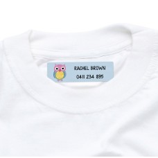 Dinkleboo Iron On label with ColourfulOwl