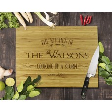 Kitchen of Bamboo Cutting Boards