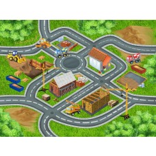 Construction Play Blanket