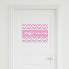 Chevron Door Sign