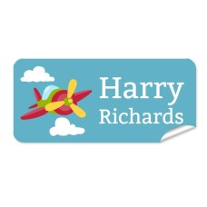 Aeroplane Rectangle Name Label