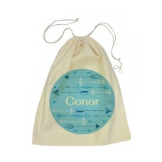 Arrow Drawstring Library Bag