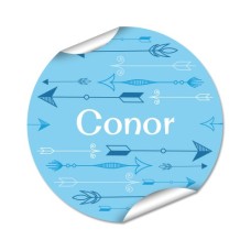 Arrow Round Name Label