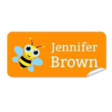 Bee Rectangle Name Label