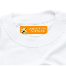 Bee Iron On Clothing Label