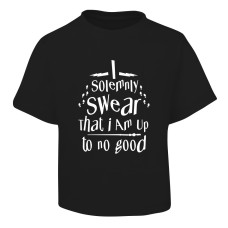 I Solemnly Swear Design Black T-Shirt