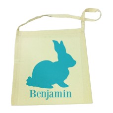 Blue Bunny Tote Bag