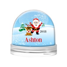 Blue Snow Globe