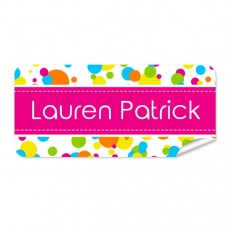 Bubbles Rectangle Name Label