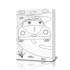 Car Coloring Canvas