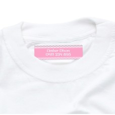 Chevron Iron On Clothing Label