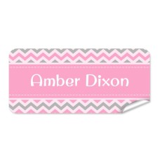 Chevron Rectangle Name Label