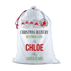 Christmas Delivery White Santa Sack