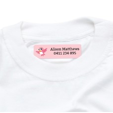 Cute Bird Iron On Clothing Label