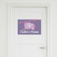 Elephant Door Sign