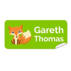 Fox Rectangle Name Label