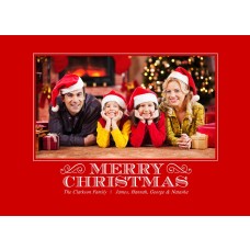 5x7" Framed Christmas Card