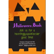 Halloween Bash 4x6" Halloween Card