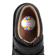 Heart Shoe Dot Label