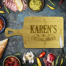 Karen's Cutting Rectangle Bamboo Paddle Board