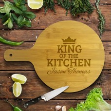 King of the Kitchen Round Bamboo Paddle Board