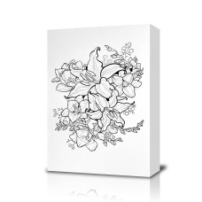 Lily Coloring Canvas