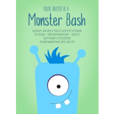 5x7" Monster Bash Birthday Card