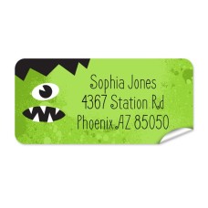 Monster Time Return Address Label