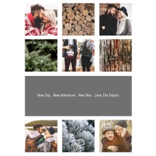 5x7" New Adventure New Year's Card