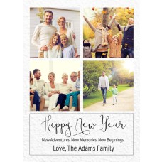 5x7" New Beginnings New Year's Card
