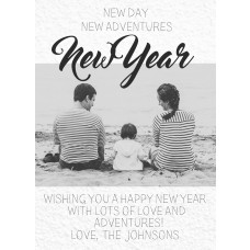 5x7" New Day New Year's Card