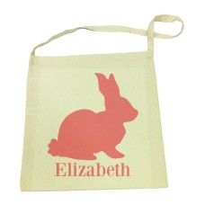Pink Bunny Tote Bag
