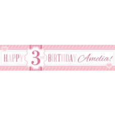 Pink Party Banner