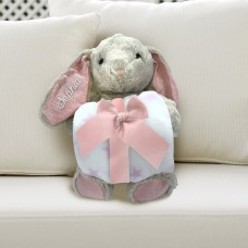 Embroidered Pink Rabbit