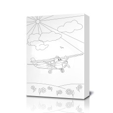 Plane Coloring Canvas