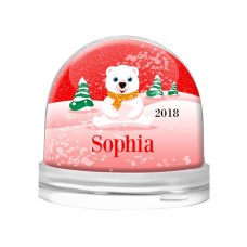 Red Snow Globe