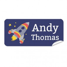 Rocket Rectangle Name Label