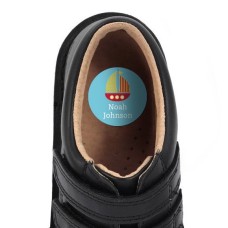 Sailing Boat Shoe Dot Label