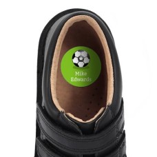 Soccer Shoe Dot Label
