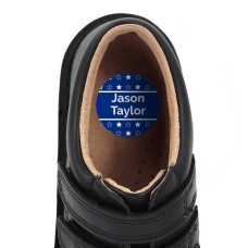 Star Shoe Dot Label