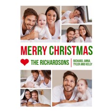 5x7" TraditionalChristmas Card