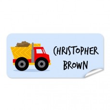 Truck Rectangle Name Label